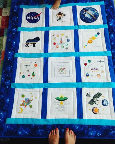 Photo of Kristian Ms quilt