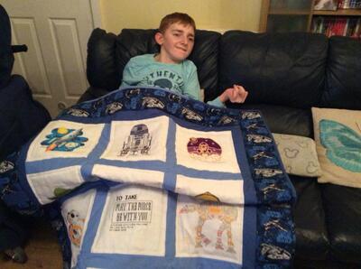 Photo of Jake Fs quilt