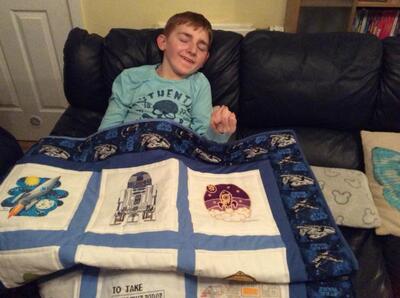 Photo of Jake Fs quilt