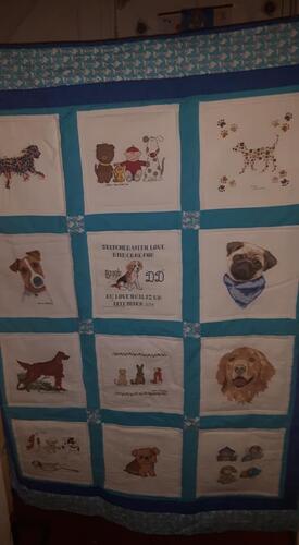 Photo of DDs quilt