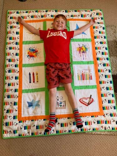 Photo of Noah Es quilt