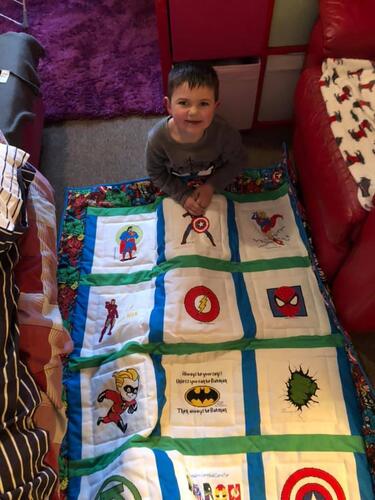 Photo of Aaron Bs quilt