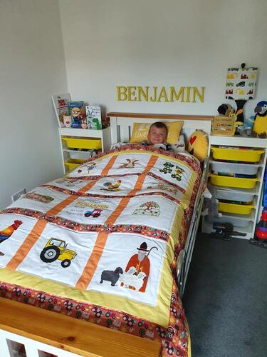 Photo of Benjamin Ns quilt