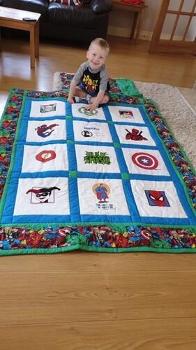 Photo of Harrys quilt