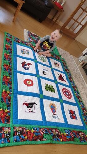 Photo of Harrys quilt