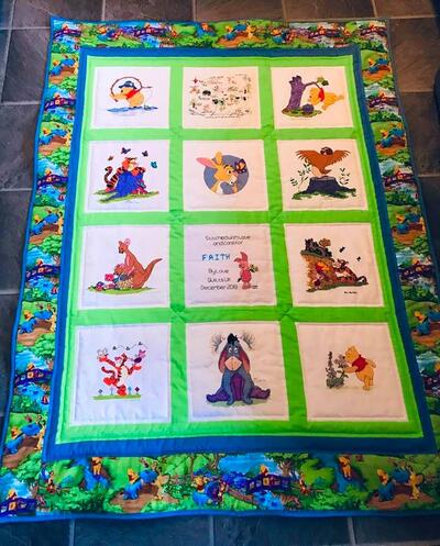 Photo of Faith Fs quilt