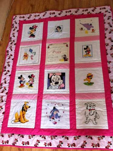Photo of Poppy Js quilt