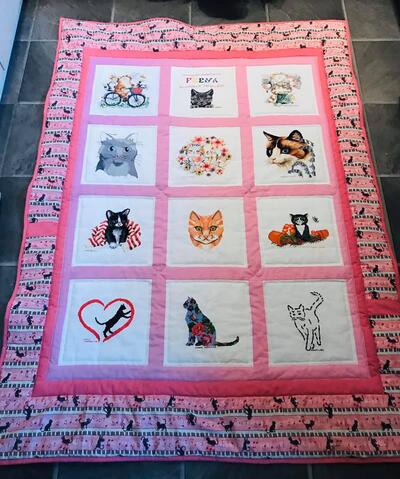 Photo of Freya Bs quilt