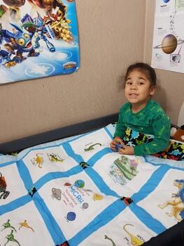 Photo of Micah Cs quilt