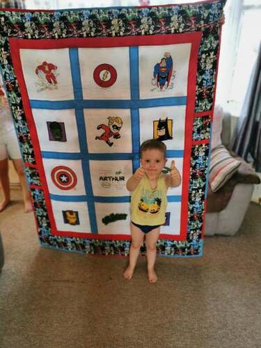 Photo of Arthurs quilt