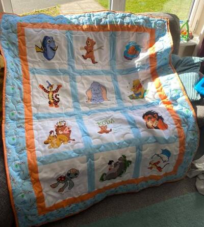 Photo of Koda Qs quilt