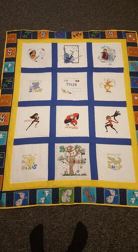 Photo of Tyler Ss quilt