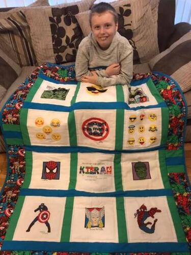 Photo of Kieran Ss quilt