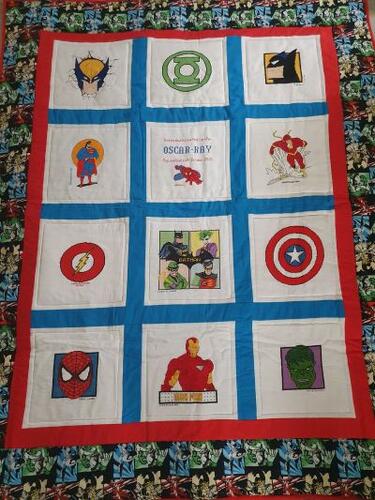 Photo of Oscar-Rays quilt