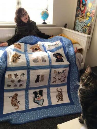 Photo of Charlie Rs quilt