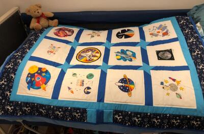 Photo of Elijah Bs quilt