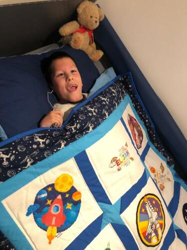 Photo of Elijah Bs quilt