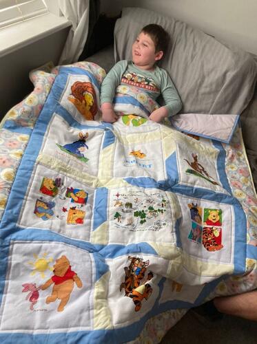 Photo of Rupert Ds quilt