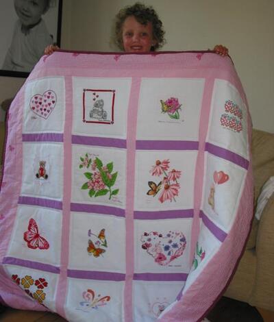 Photo of Lauryn As quilt