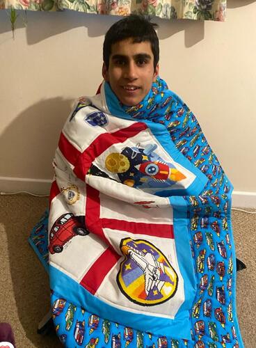 Photo of Shauryas quilt