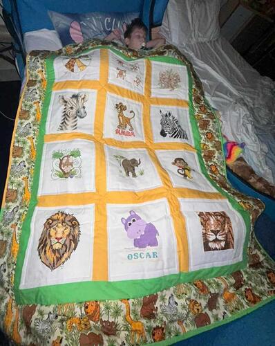 Photo of Oscar Hs quilt