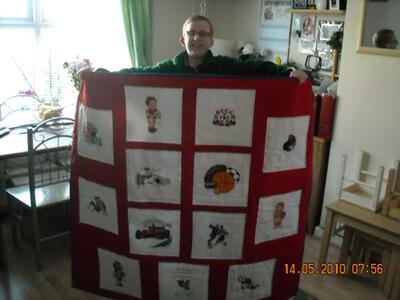 Photo of Macaulay Fs quilt