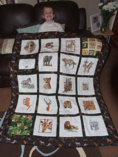 Photo of Alan Ss quilt