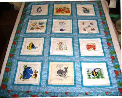 Photo of Callum Ms quilt