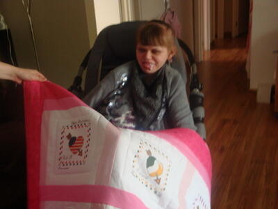 Photo of Toni Cs quilt