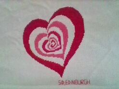 Cross stitch square for Elisha T's quilt