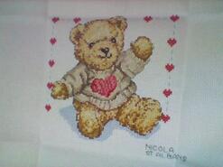 Cross stitch square for Rachel H's quilt