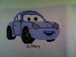 Cross stitch square for Charlie R's quilt