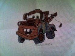 Cross stitch square for Charlie R's quilt