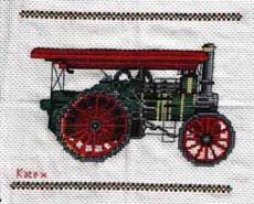 Cross stitch square for Matty H's quilt
