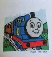 Cross stitch square for Matty H's quilt