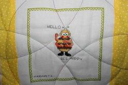 Cross stitch square for Henry A's quilt