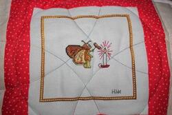 Cross stitch square for Henry A's quilt
