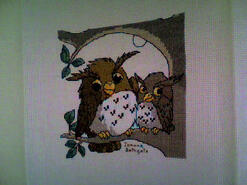 Cross stitch square for Daisy L's quilt