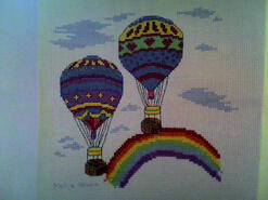 Cross stitch square for Daisy W's quilt