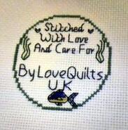 Cross stitch square for Owen W's quilt