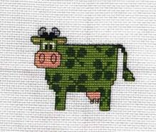 Cross stitch square for Rhianna's quilt