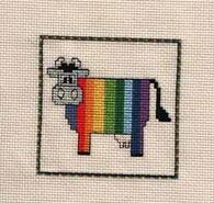 Cross stitch square for Rhianna's quilt