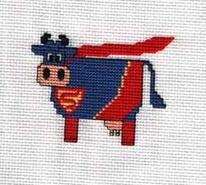 Cross stitch square for Rhianna's quilt