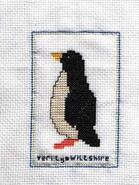 Cross stitch square for Logan M's quilt