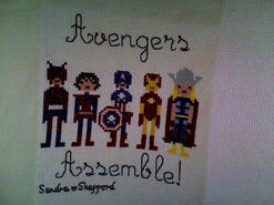 Cross stitch square for Jake G's quilt