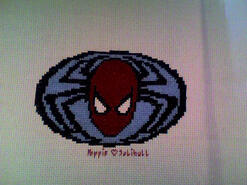 Cross stitch square for Grady-Finn's quilt