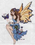 Cross stitch square for Sarah B's quilt