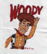 Cross stitch square for Bradley's quilt