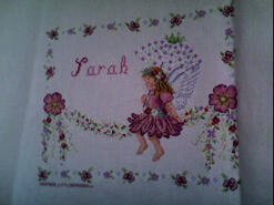 Cross stitch square for Sarah B's quilt