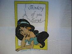 Cross stitch square for Sarah B's quilt